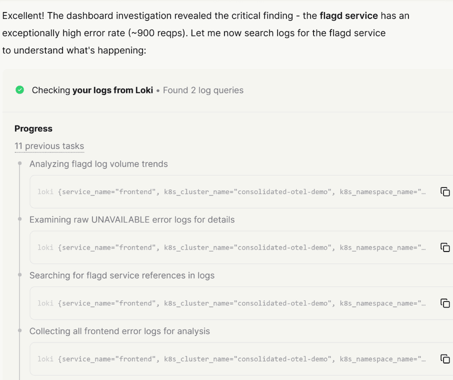 Uses tools to gather evidence