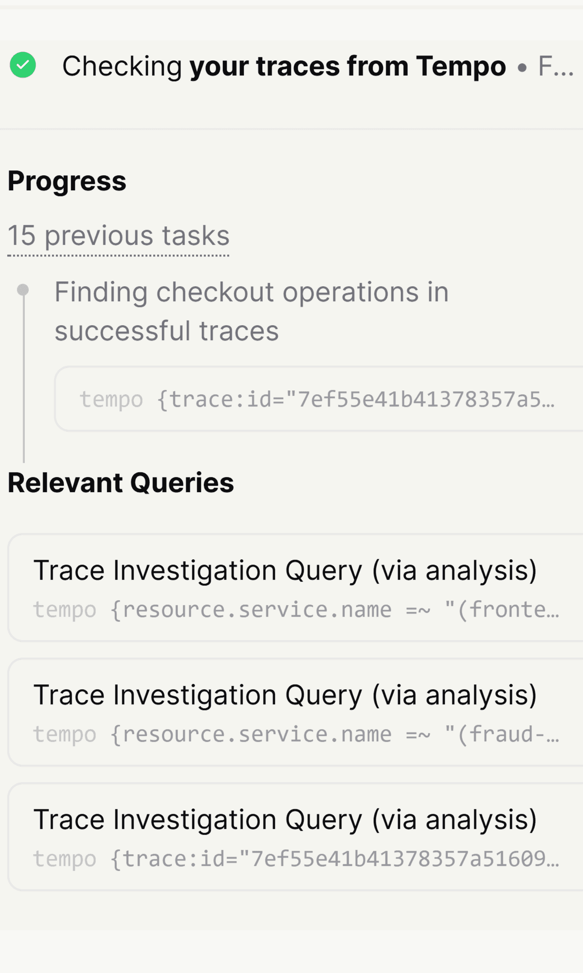 Uses tools to gather evidence