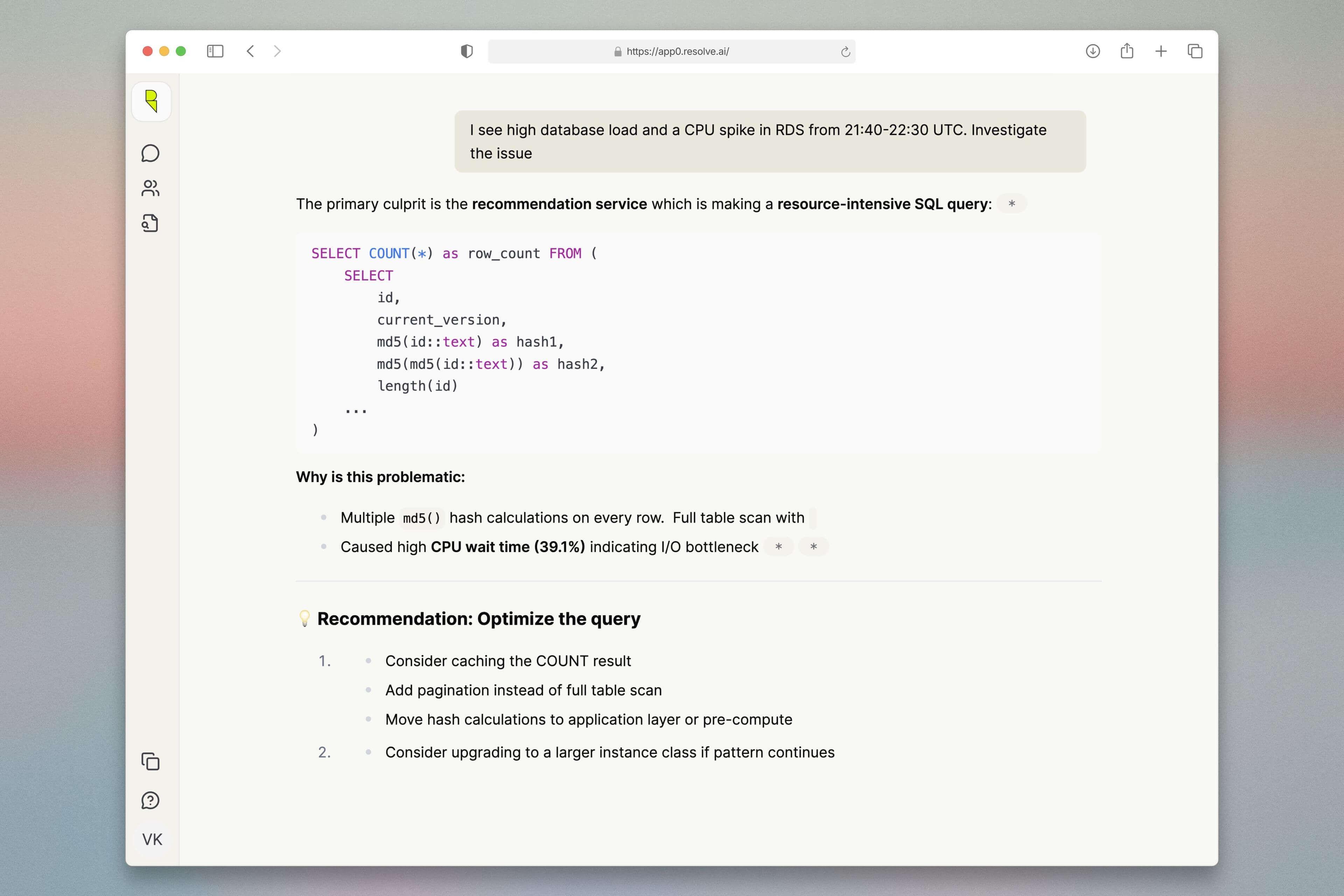 Debug any production issue 