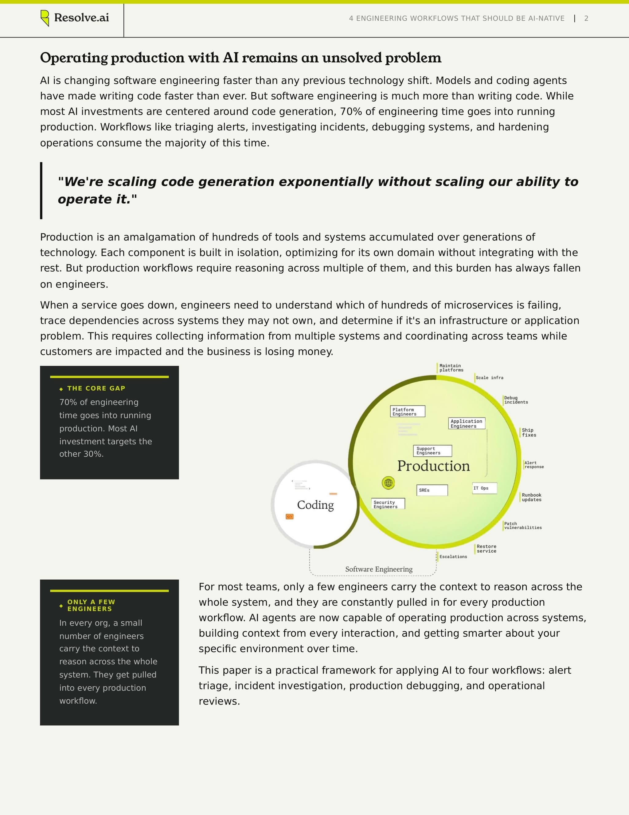 Practical Guide to AI Agents in Production Engineering | Resolve AI