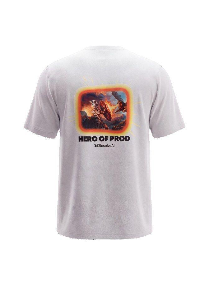 Hero of Prod t-shirt, dragon-slayer print