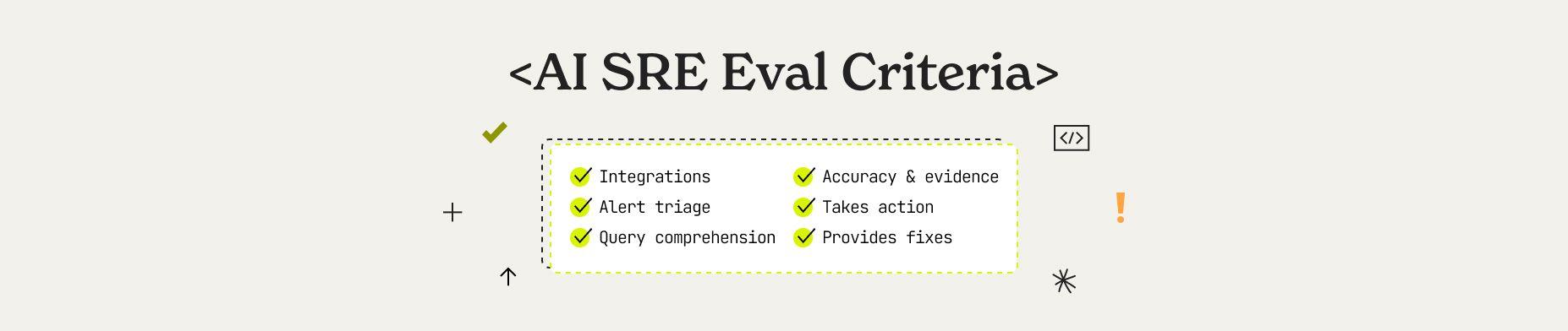 How to Evaluate a Production Ready AI SRE