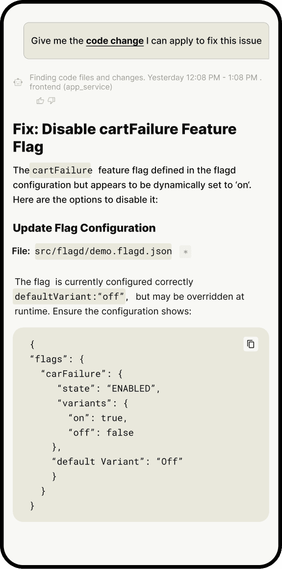 Fixes and recommends