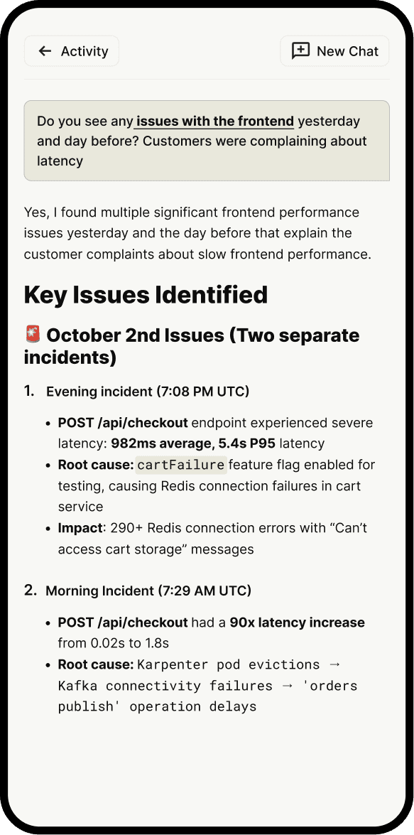 Debug any production issue