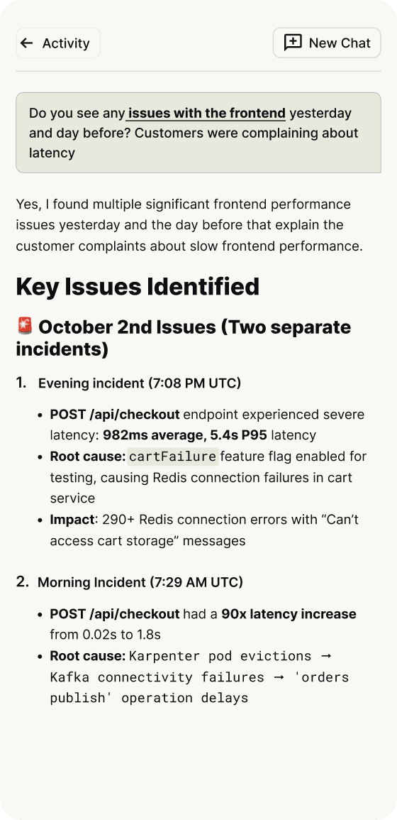 Debug any production issue